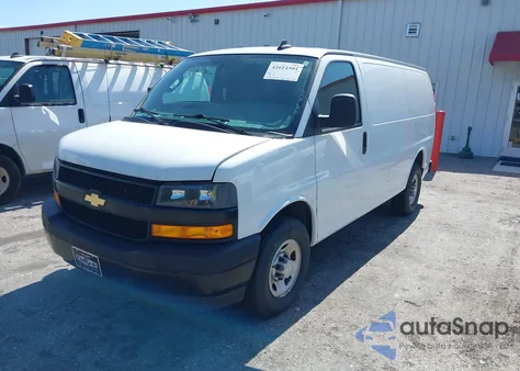 2021 Chevrolet Express Cargo Rwd 2500 Regular Wheelbase Wt z USA, uszkodzony, nr VIN 1GCWGAFP6M1264419